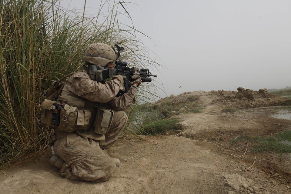 marines24 patroli di Afghanistan dasar 302