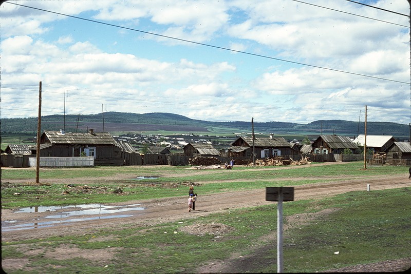 1030 СССР из окна поезда в 1975 году 