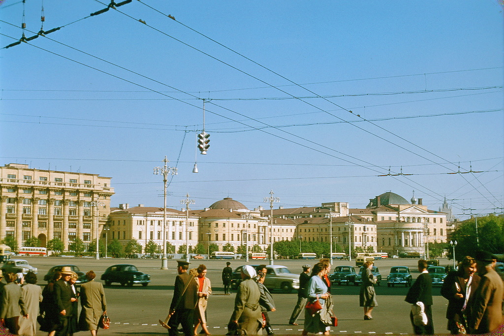 1732 Москва 1956 в фотографиях Жака Дюпакье