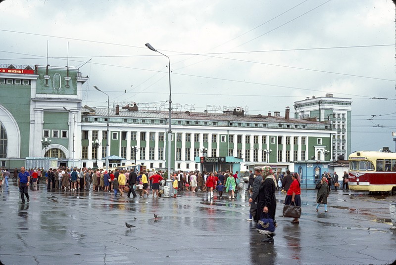 2319 СССР из окна поезда в 1975 году 