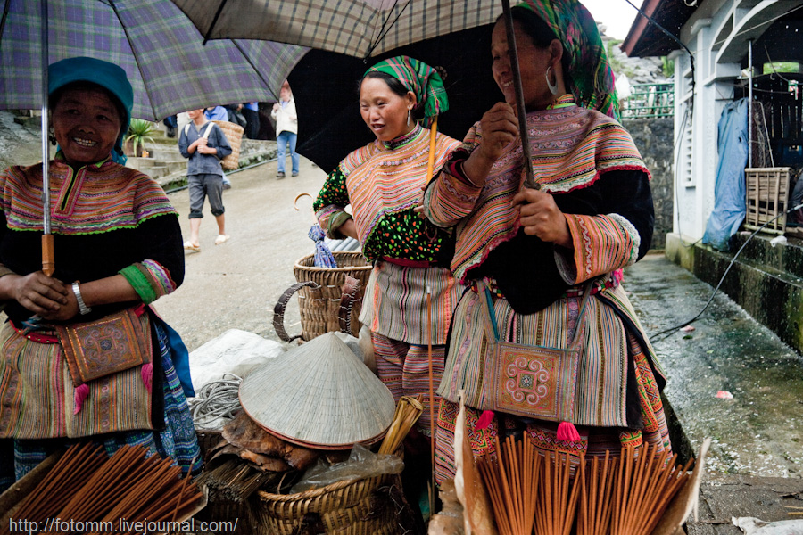 El mercado vietnamita situado en las montañas