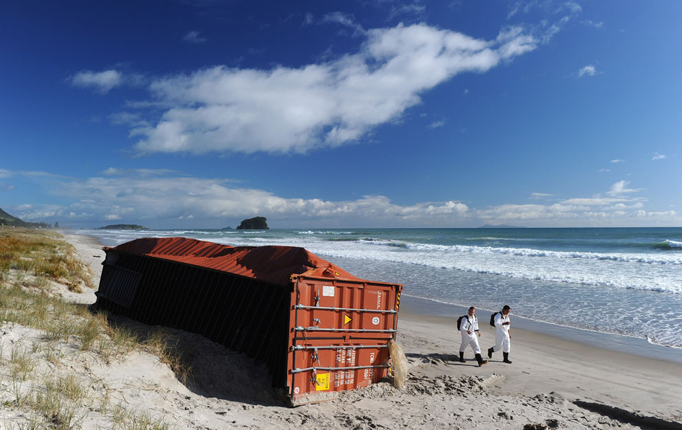 s n25 29.181.239 tumpahan minyak di lepas pantai Selandia Baru