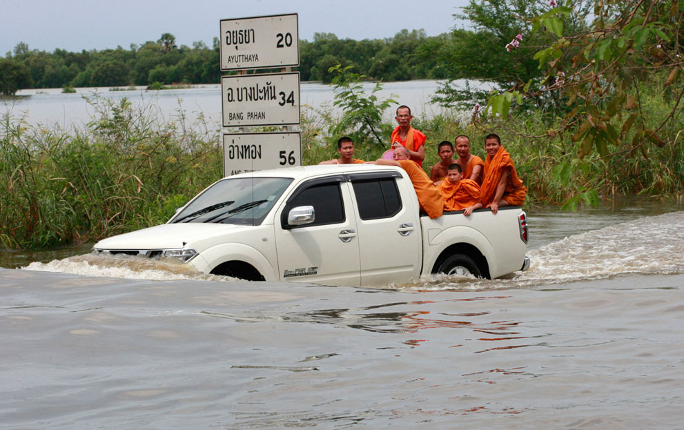 Fuertes inundaciones en Tailandia
