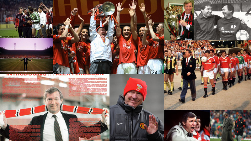 Alex Ferguson Алекс Фергюсон. История 25 летнего успеха в фотографиях