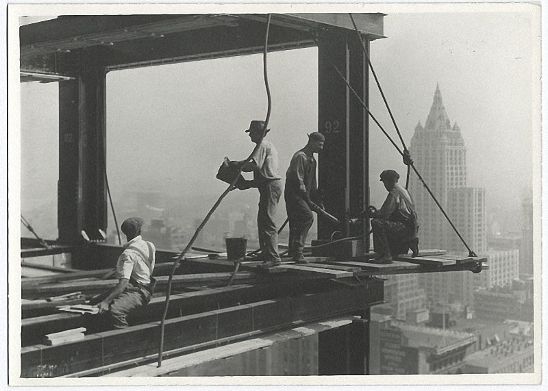 0078 Как строились небоскребы в Нью Йорке