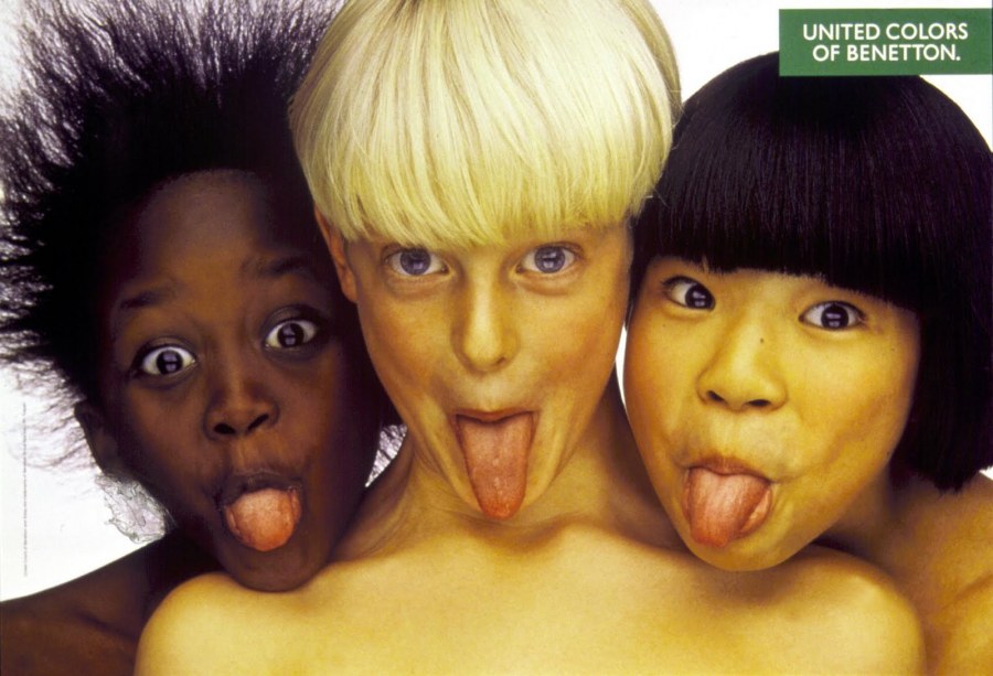 benetton 1991 3enfants Социальная реклама United Colors of Benetton, шокирующая мир