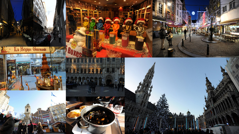 brussel Бельгия перед Рождеством: Брюссель