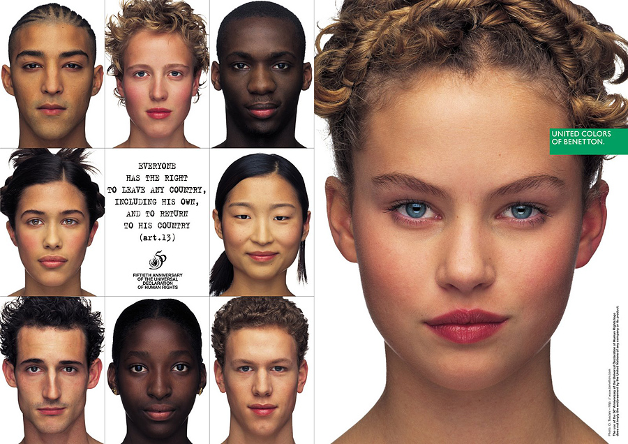 humanrights women Социальная реклама United Colors of Benetton, шокирующая мир
