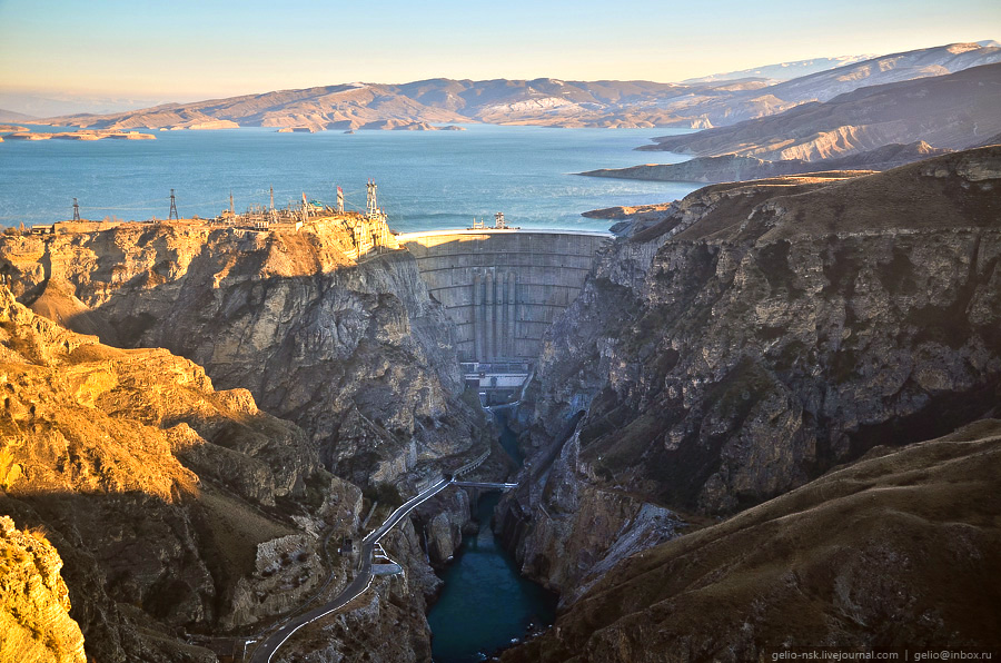 2107 Чиркейская ГЭС   самая высокая арочная плотина в России