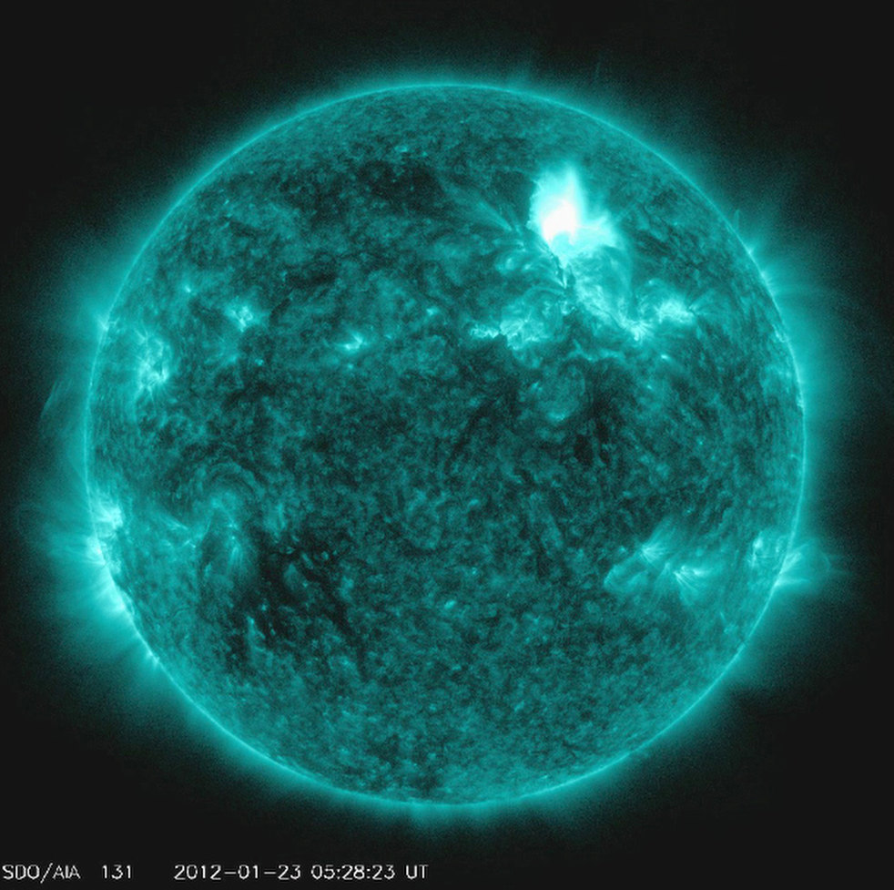 5131 Сильнейшая вспышка на солнце с 2005 года