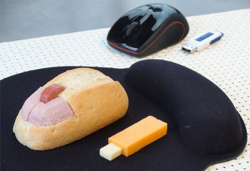 Mouse-ul de calculator Art tip sandwich