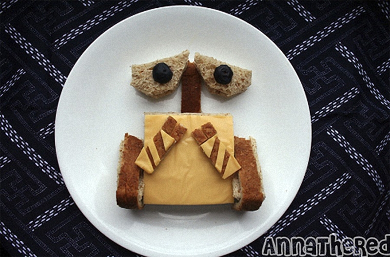 Wall E sandwich-Art