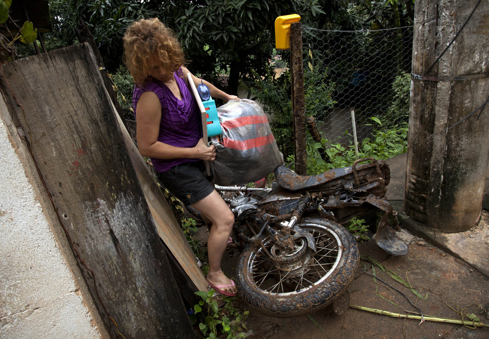 brazil floods 10 Разрушительный оползень в Бразилии