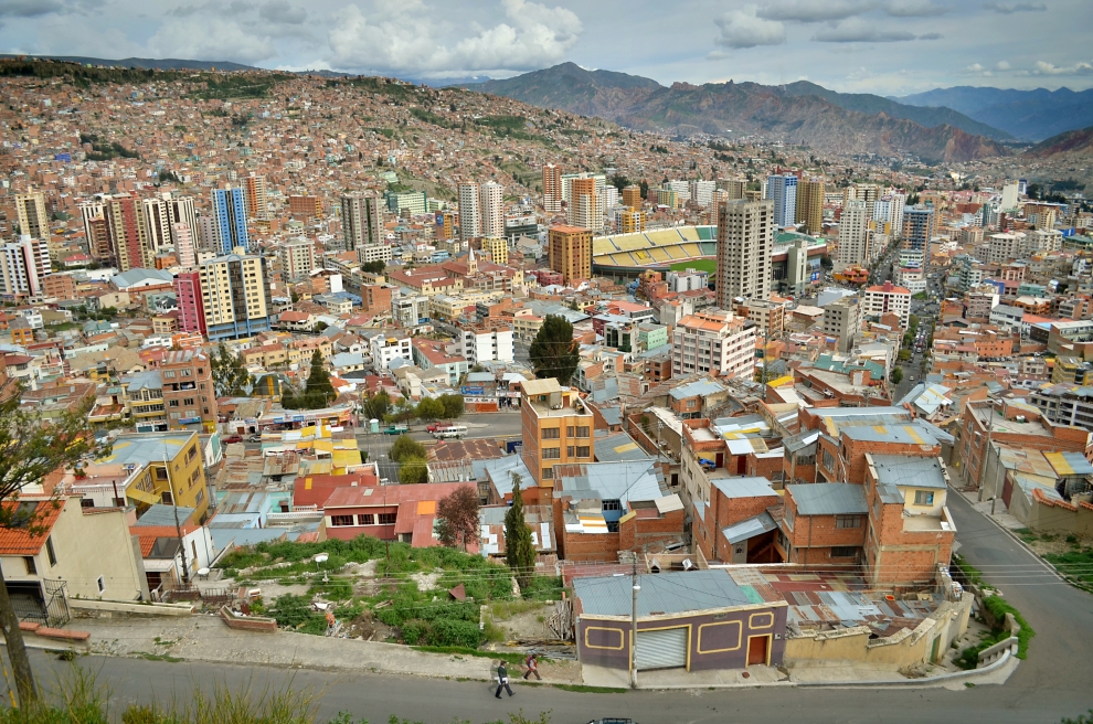 2295 Ла Пас самая высокогорная столица мира с высоты