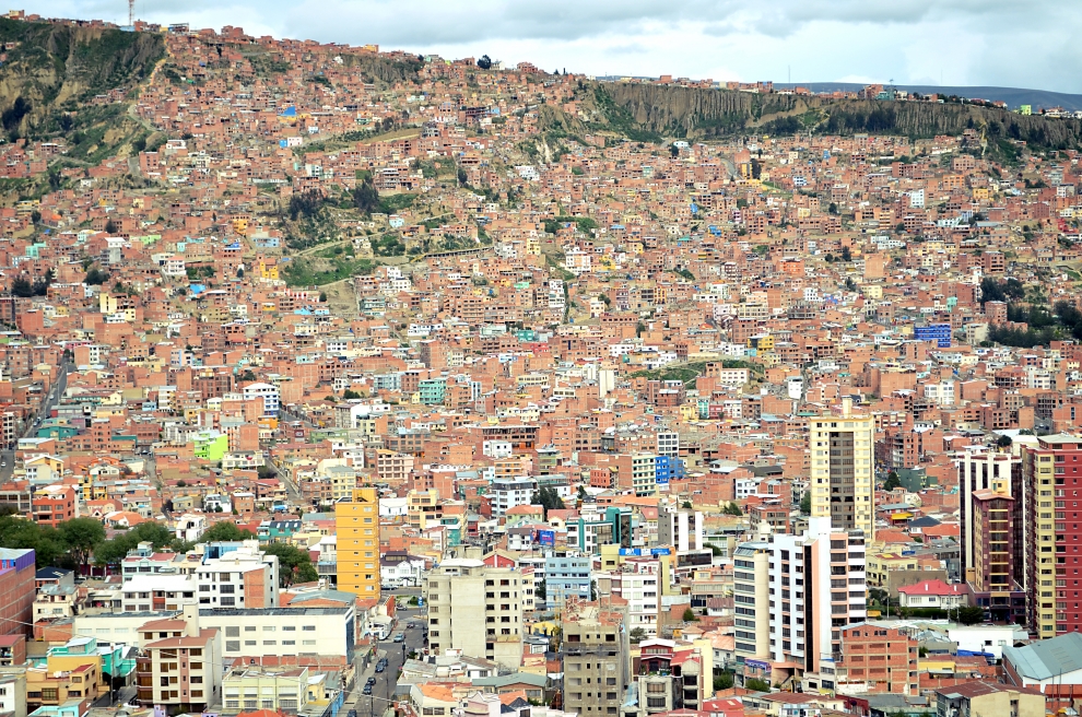 4175 Ла Пас самая высокогорная столица мира с высоты