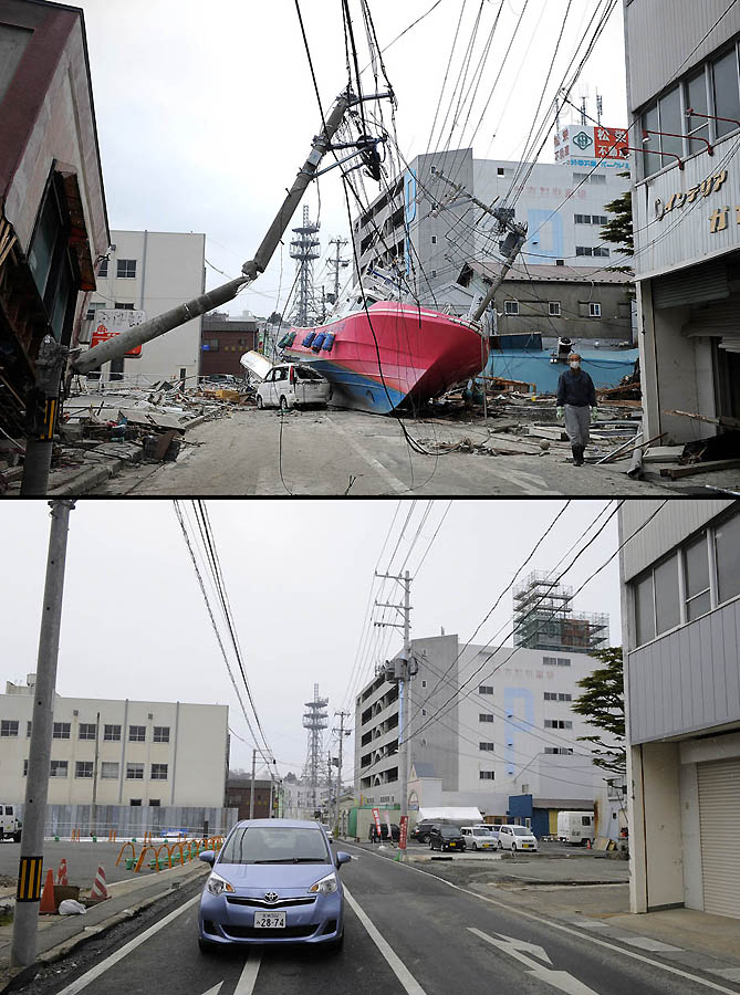 5152 Как Япония восстановилась после землетрясения и цунами