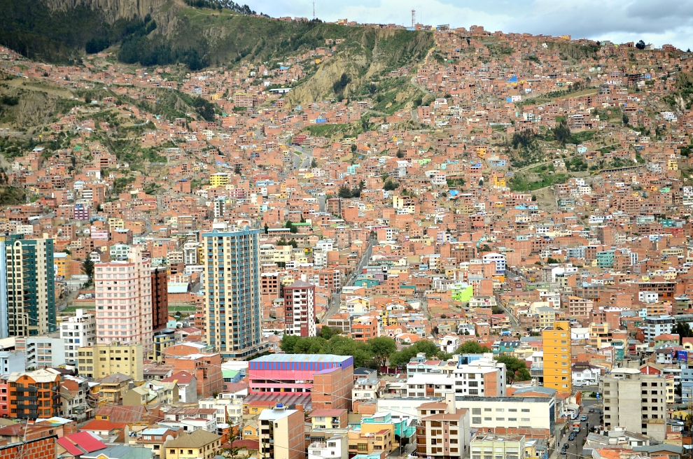 5158 Ла Пас самая высокогорная столица мира с высоты