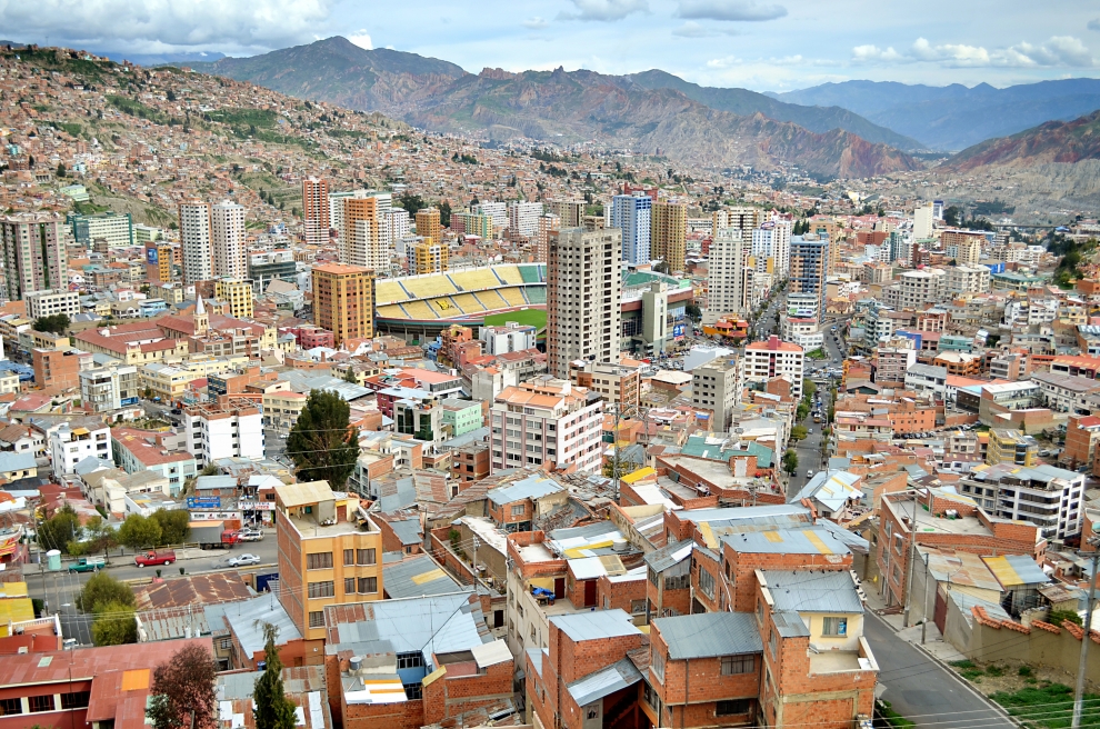 7127 Ла Пас самая высокогорная столица мира с высоты