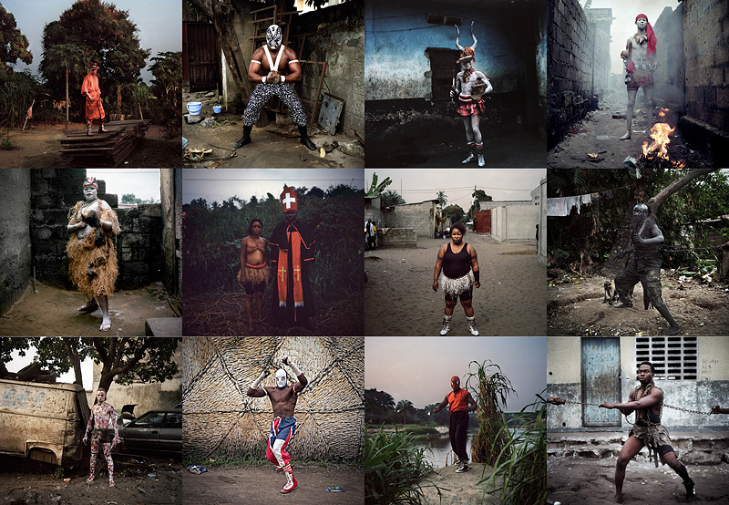 BIGPIC77 Портреты рестлеров из Конго