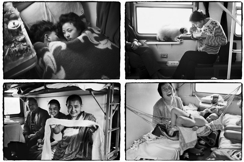 BIGPIC9 Ван Фучунь: Фотосерия Китайцы в поезде