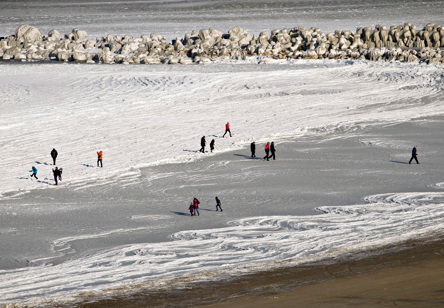 freeze21 Черное море впервые за 30 лет покрылось льдом