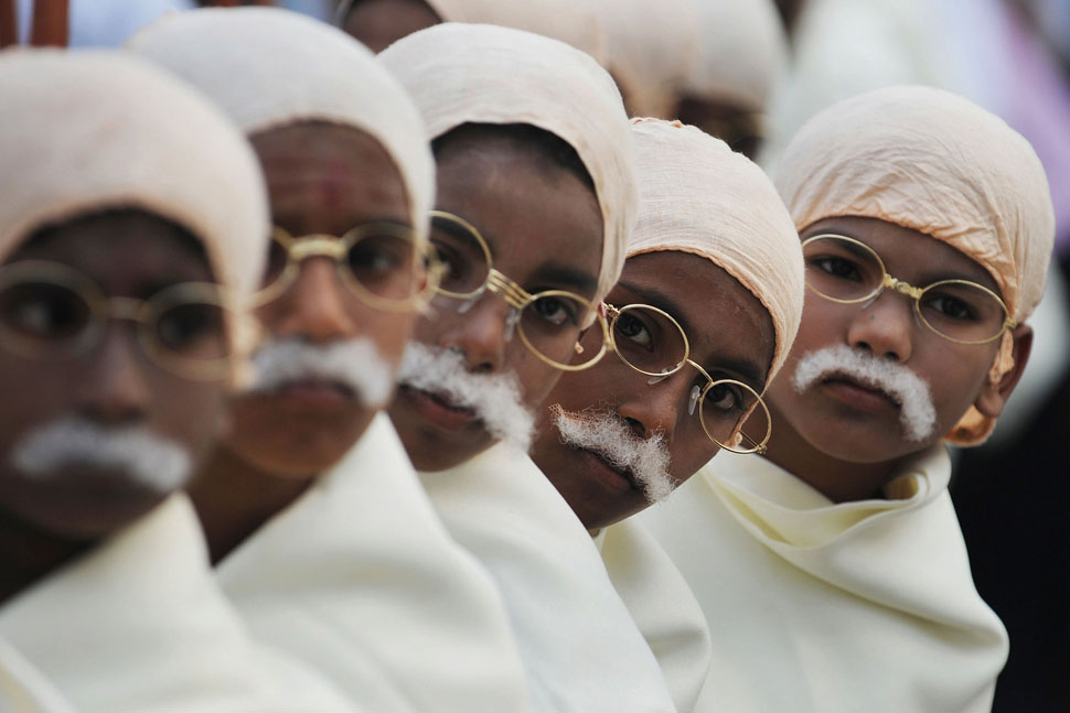 gandi02 В Калькутте состоялся марш маленьких Ганди