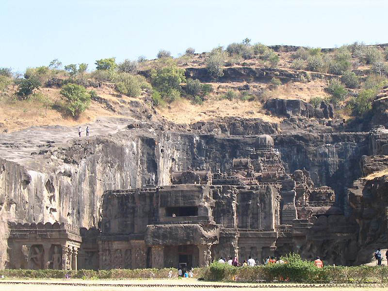 1019 Эллора пещерные храмы Индии