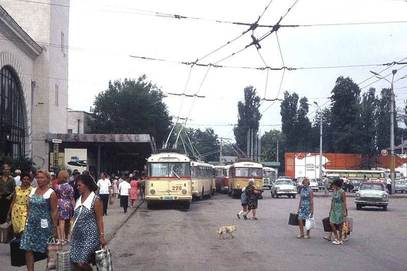 110 Путешествие на троллейбусе из Симферополя в Ялту в 1973 году