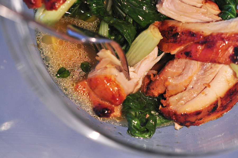 1498 Фоторецепт: Теплый салат с курицей