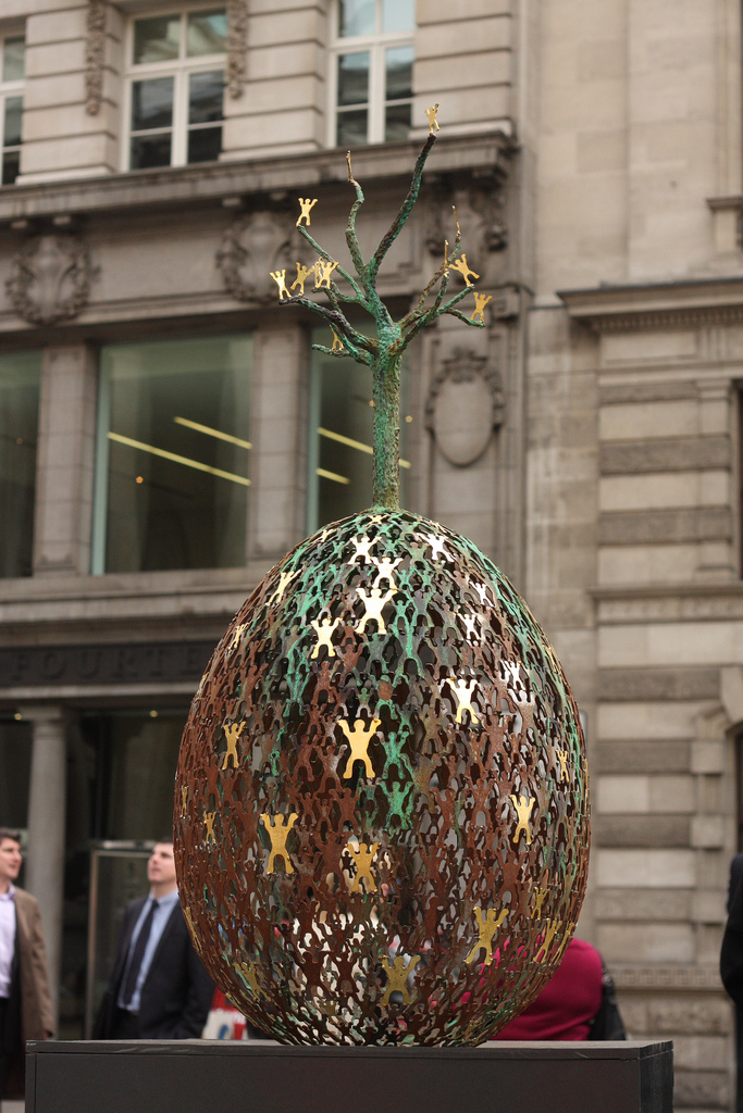 1729 Большая пасхальная охота за расписными яйцами в Лондоне