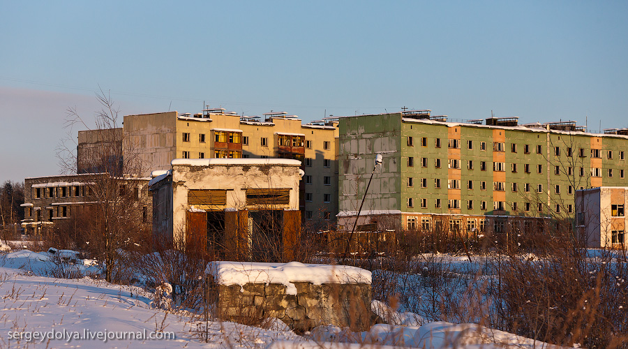 1972 Заброшенный город Кадыкчан на Чукотке