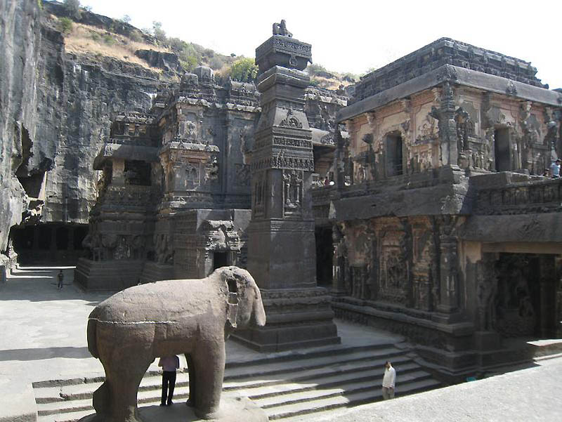 2012 Эллора пещерные храмы Индии