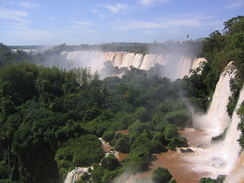 465 Водопад Игуасу   большая вода на границе двух стран