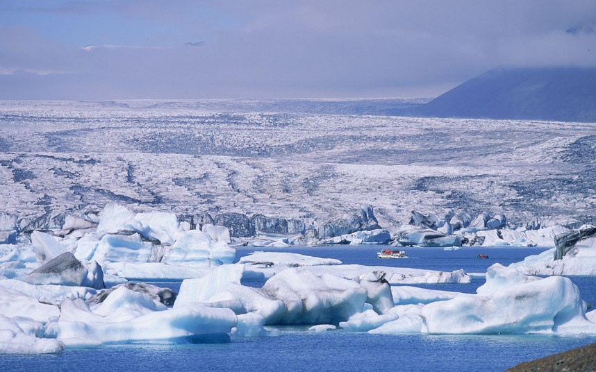5119 Голубые айсберги и ледники Исландии