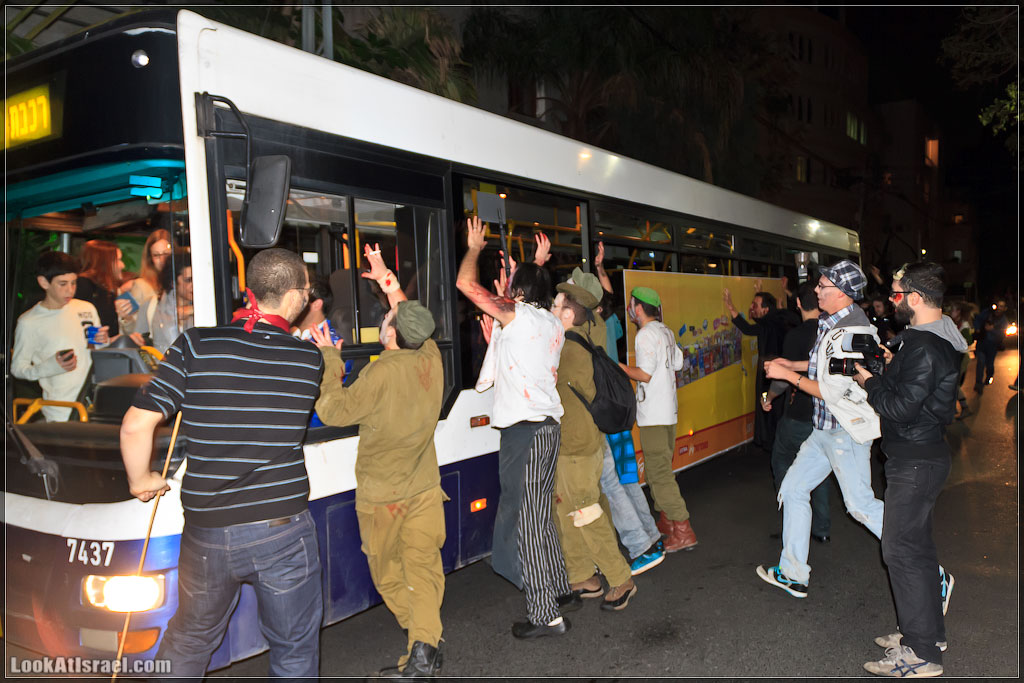 871 Зомби на улицах Тель Авива – Zombie Walk Tel Aviv