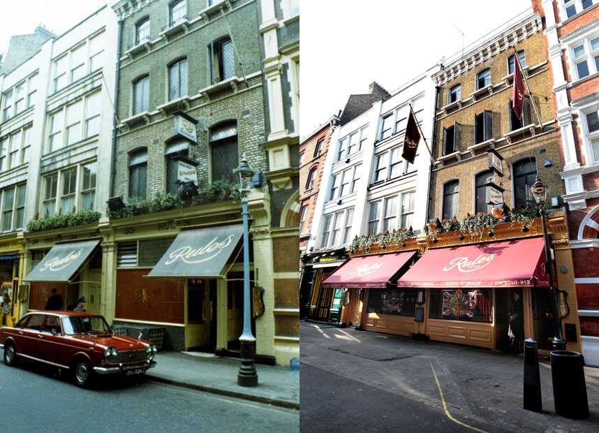 1015 Лондонские улицы 40 лет назад и сейчас