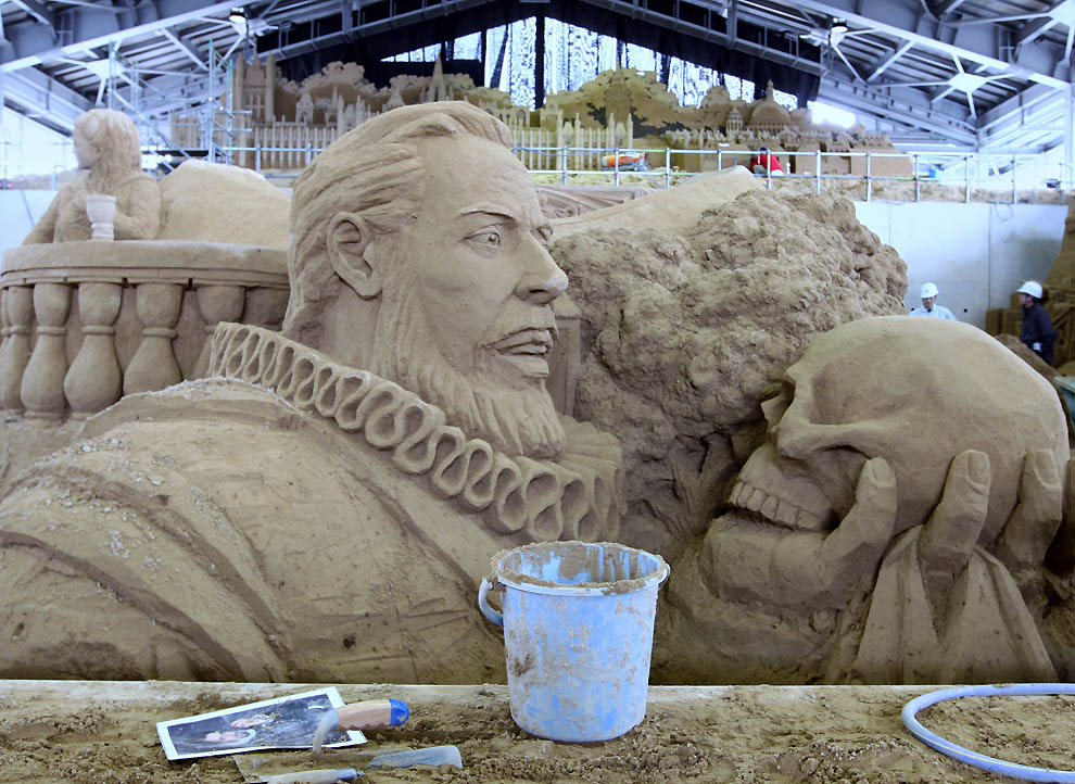 534 Выставка песочных скульптур на дюне Тоттори