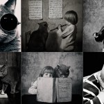 Маленькая девочка и кот Том 150x150 Самый оригинальный фотопроект начала года: фотограф добавляет автопортреты в свои детские снимки