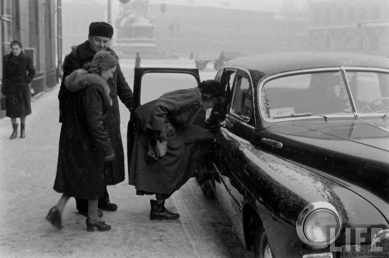 amer26 Американские туристы в Ленинграде зимой 1955 1956 гг.
