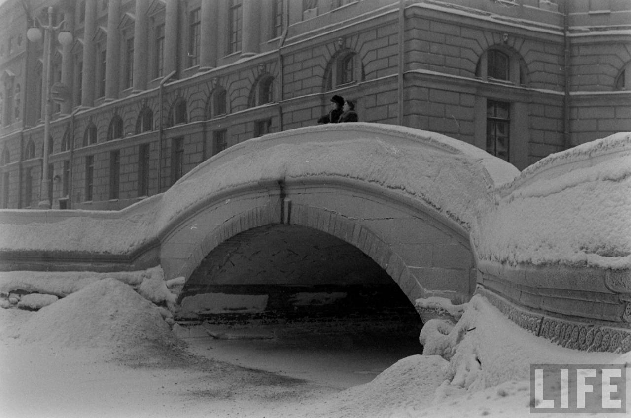 amer41 Американские туристы в Ленинграде зимой 1955 1956 гг.