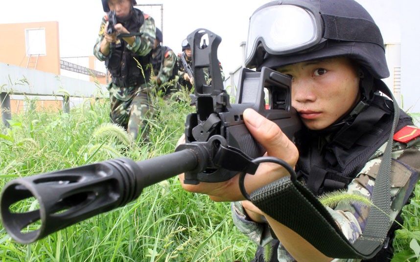 SWAT15 Тренировка китайского спецназа