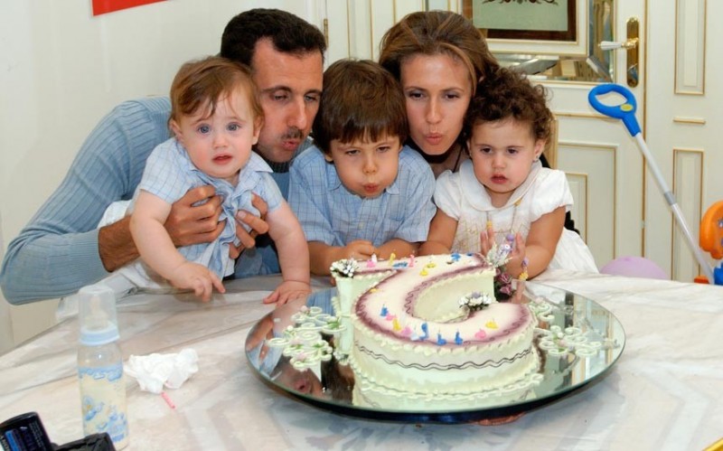 assad03 800x499 Семейный фотоальбом президента Сирии Башара аль Асада