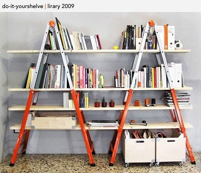 25 идей, как сделать книжную полку