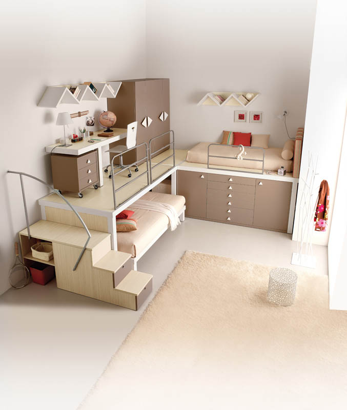 rooms 12 Как сэкономить место в детской комнате
