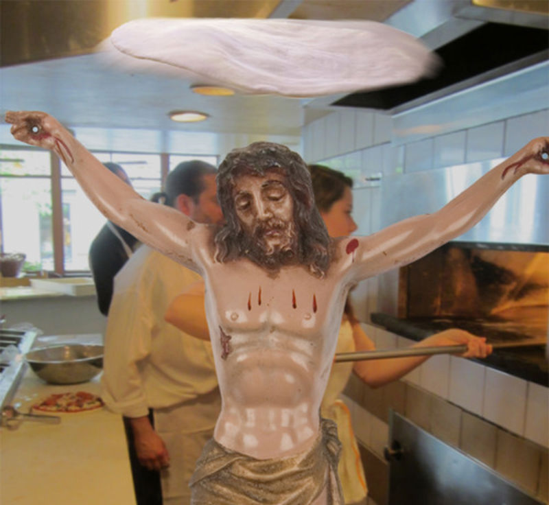 33Making Pizza Фотопроект «Иисус повсюду»