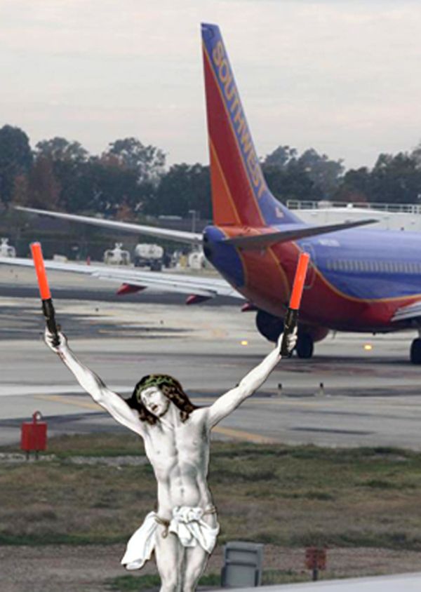 38Jesus Controlling Air Traffic Фотопроект «Иисус повсюду»