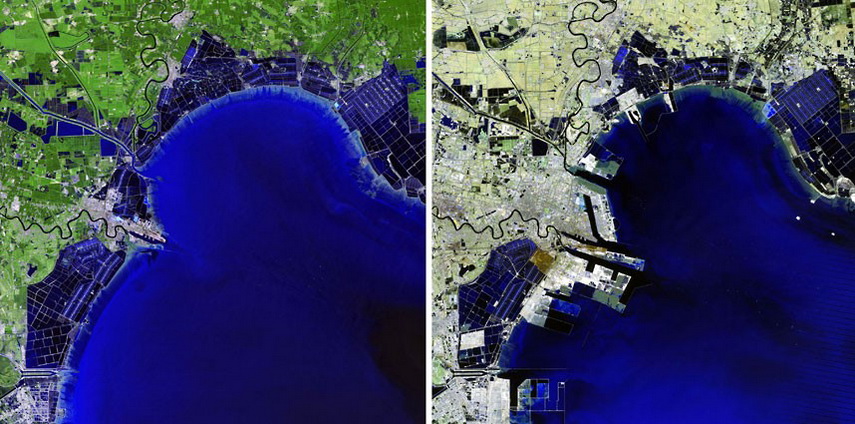 43 Снимки со спутника показывают, как человек изменил Землю
