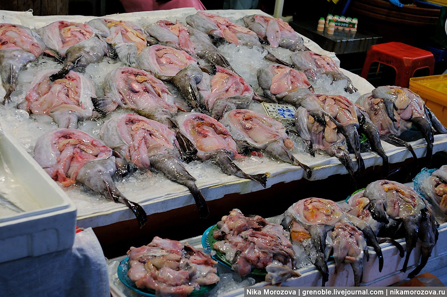 68 Знаменитый рыбный рынок в Сеуле 