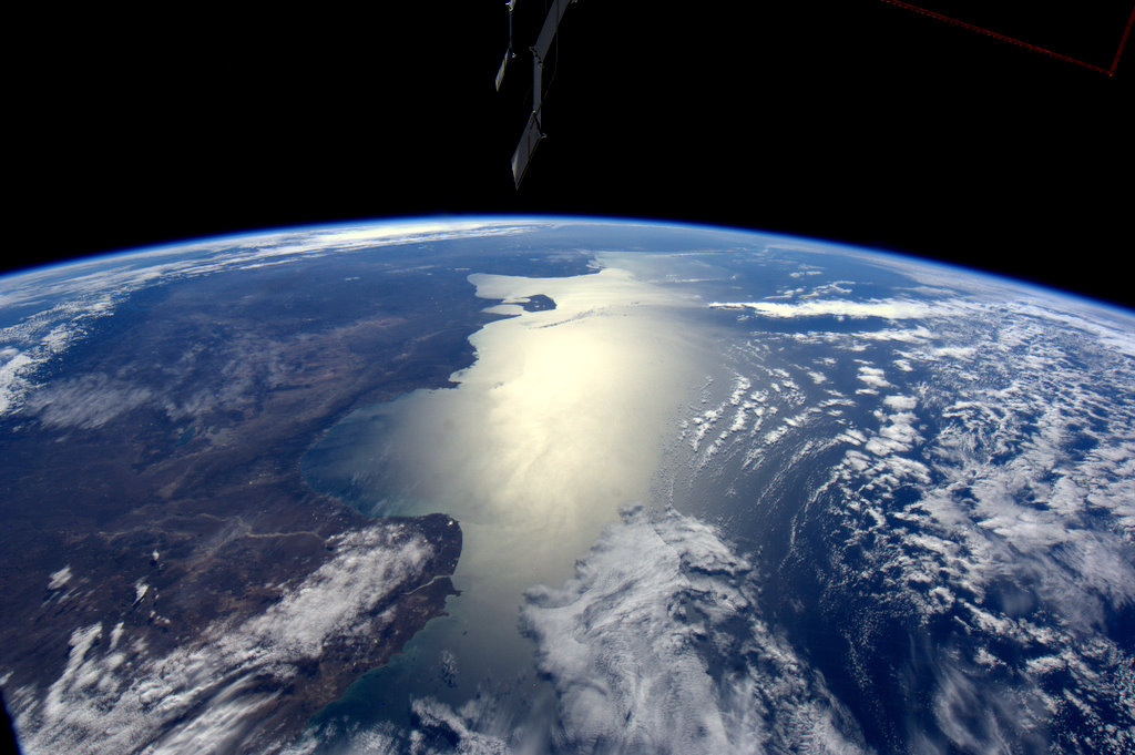 네덜란드 우주 비행사 안드레 Kipersa에서 놀라운 우주 사진 공간이