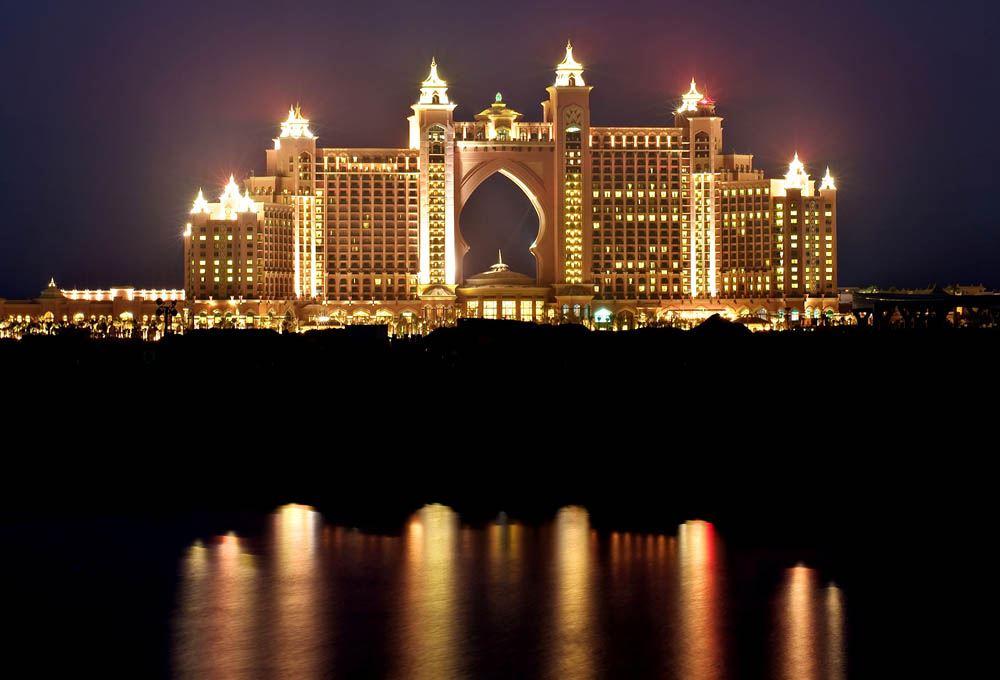 Atlantis The Palm By Night Сказка наяву – роскошный отель Атлантис в Дубаи